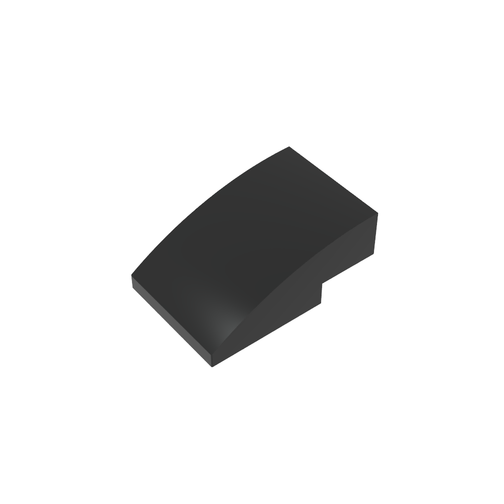 Schrägstein gebogen 3 x 2 ohne Noppen - MyGobricks