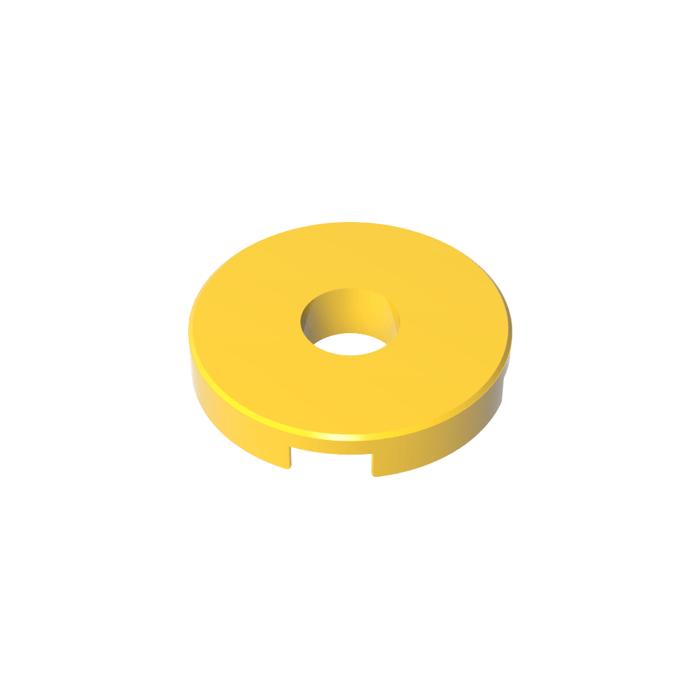 Fliese rund 2 x 2 mit Loch - MyGobricks