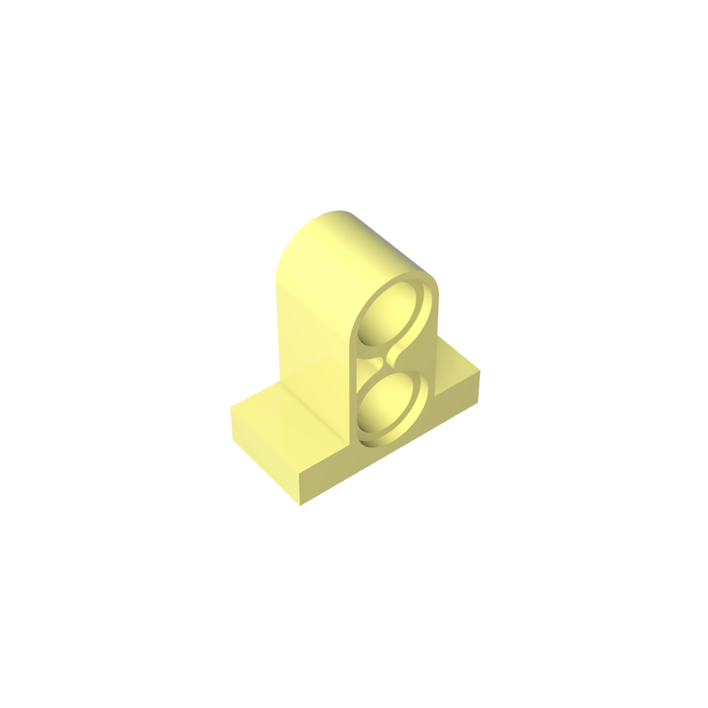Technic Pin-Anschlussplatte 1 x 2 x 1 2/3 [Zwei Löcher oben]-MyGobricks