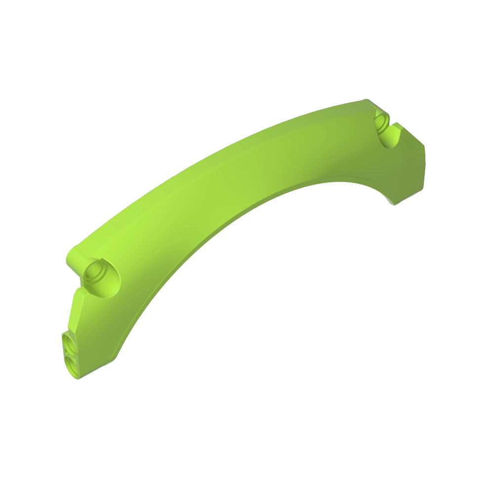 Technic Panel Auto Kotflügel gewölbt 15 x 2 x 5, gewölbte Oberseite - MyGobricks