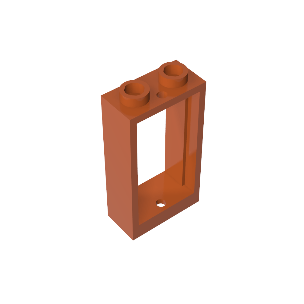 Fenster 1 x 2 x 3 Flache Vorderseite-MyGobricks