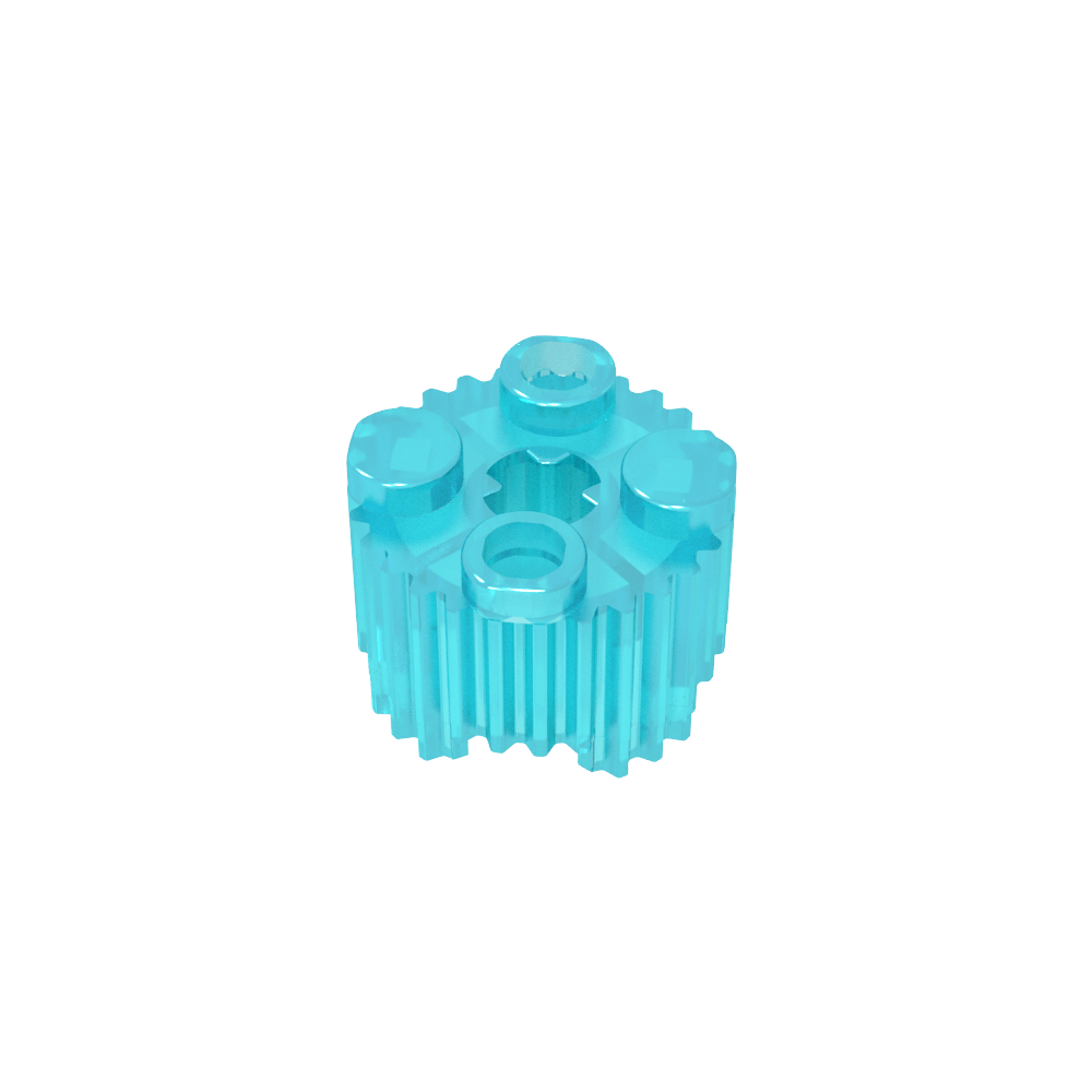 Rundstein 2 x 2 [Grill]-MyGobricks