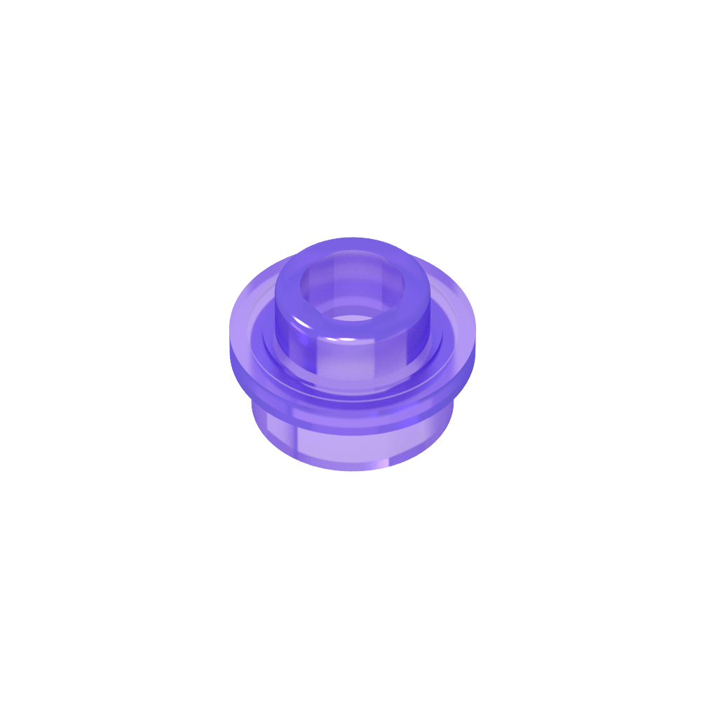 Platte rund 1 x 1 mit offenem Bolzen - MyGobricks