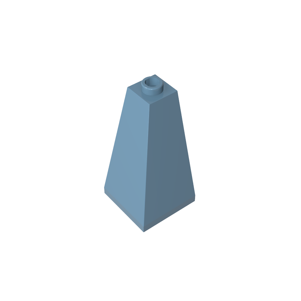 Neigung 75° 2 x 2 x 3 Doppelkonvex-MyGobricks