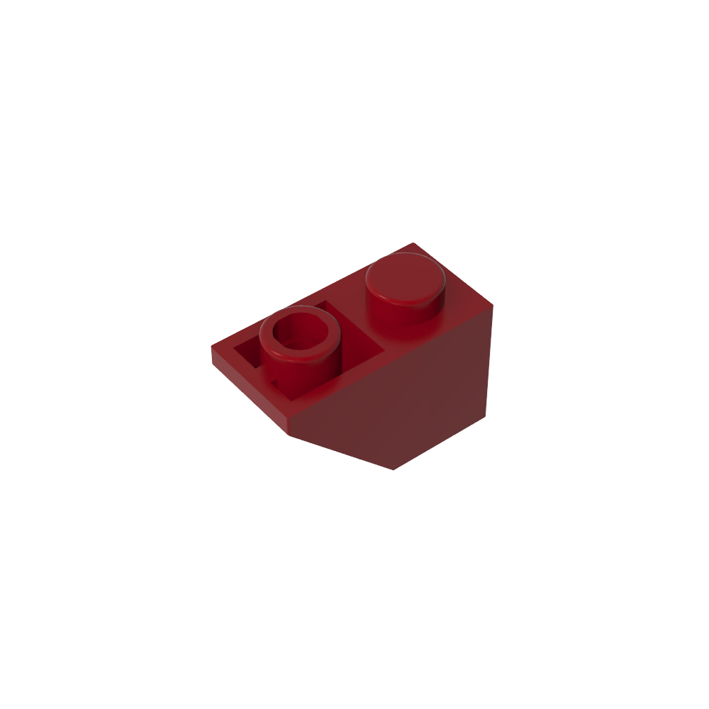 Schräge umgekehrt 45° 2 x 1-MyGobricks