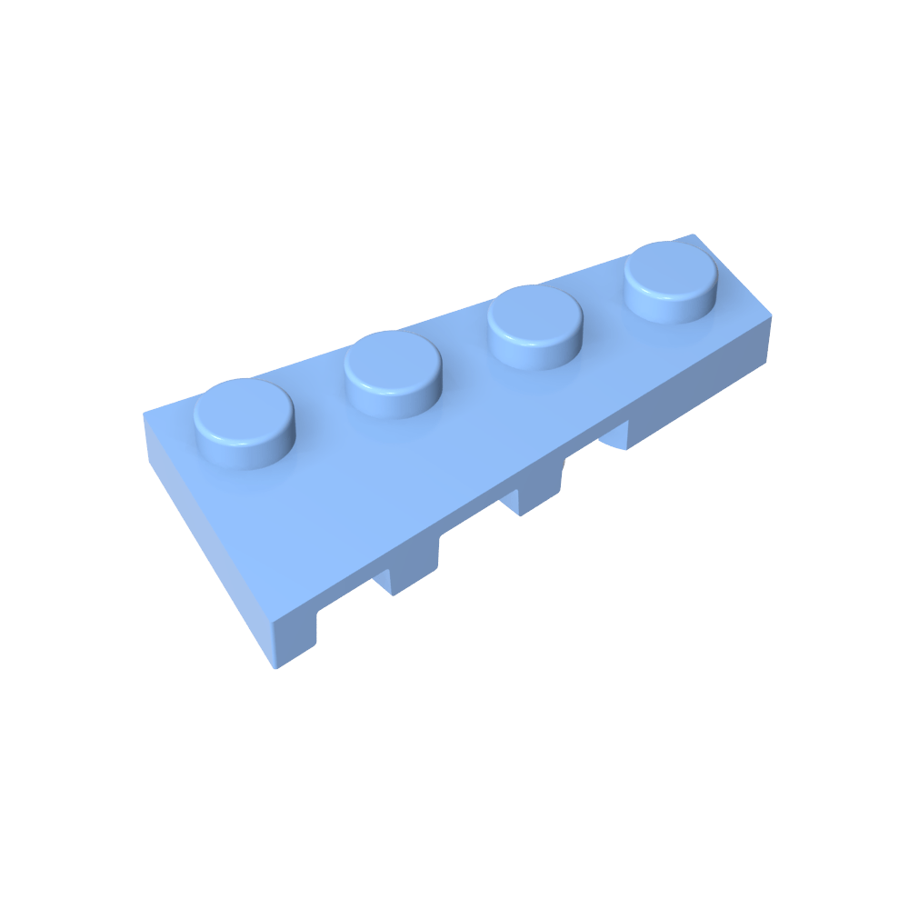 Keilplatte 4 x 2 Rechts-MyGobricks