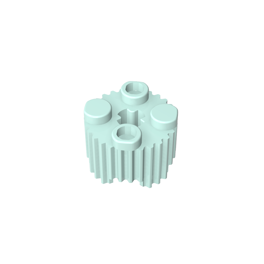 Rundstein 2 x 2 [Grill]-MyGobricks