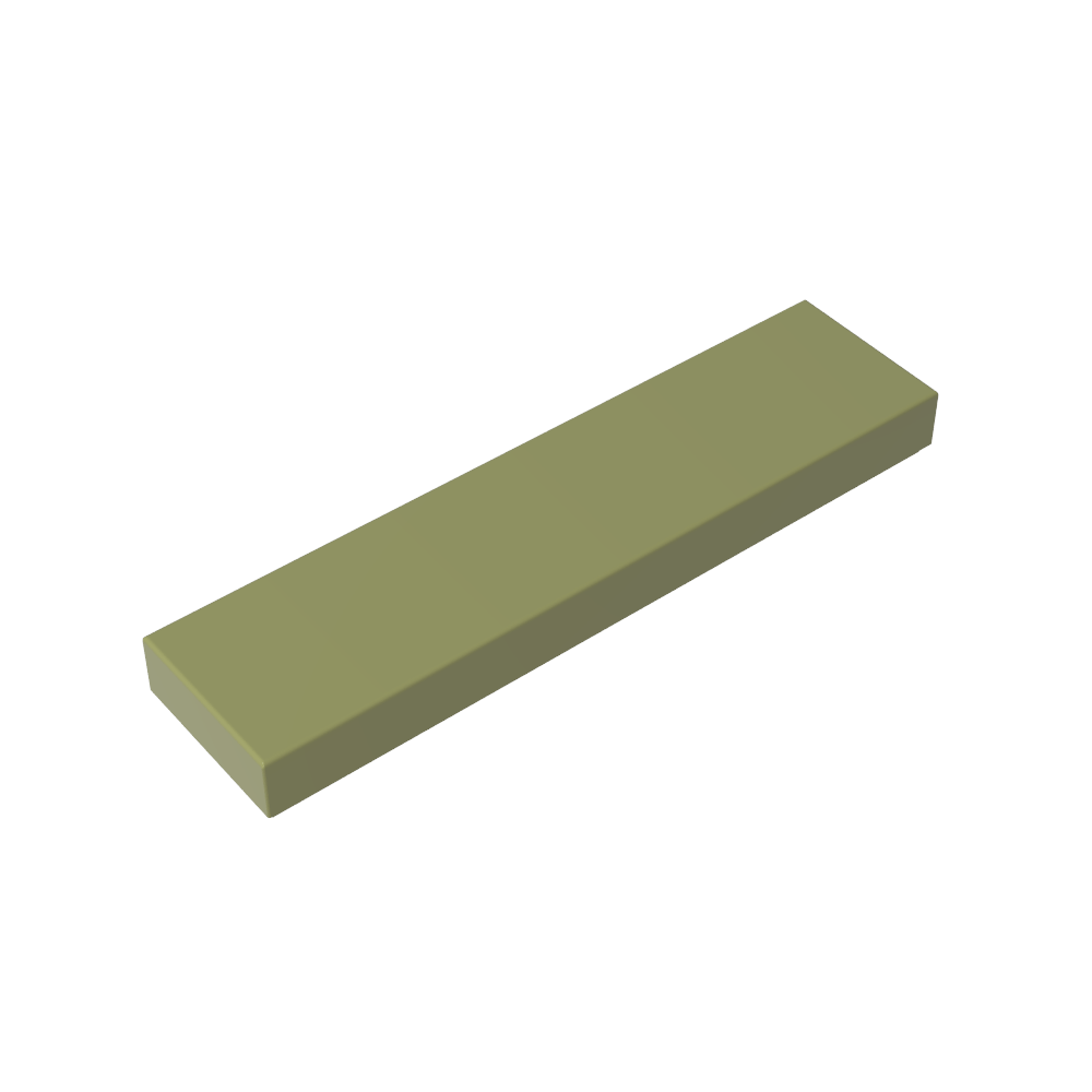 Fliese 1 x 4 mit Nut - MyGobricks