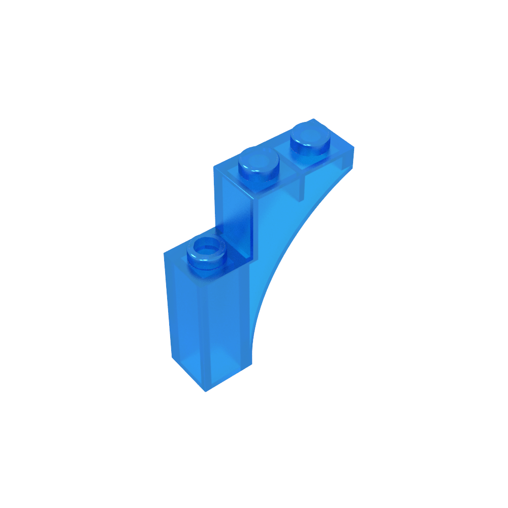 Ziegelbogen 1 x 3 x 3 [Gothic]-MyGobricks