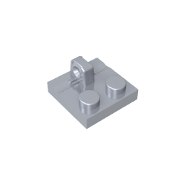 Scharnierplatte 2 x 2 Verriegelung mit 1 Finger oben