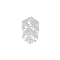 Stein 1 x 1 x 2 mit beidseitig erhabenen Spitzen