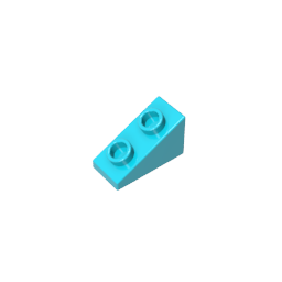 1x2x1 abgeschrägter Stein