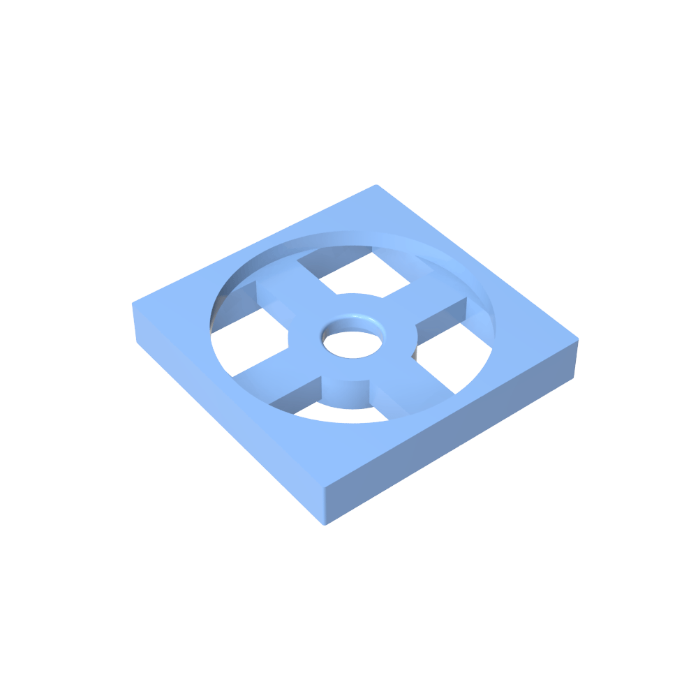 Drehteller 2 x 2 Platte, Sockel-MyGobricks