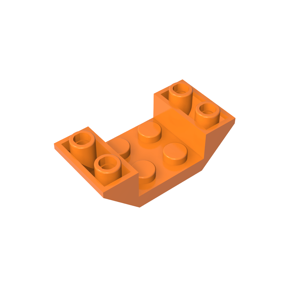 Schräge umgekehrte 45° 4 x 2 Doppel-MyGobricks