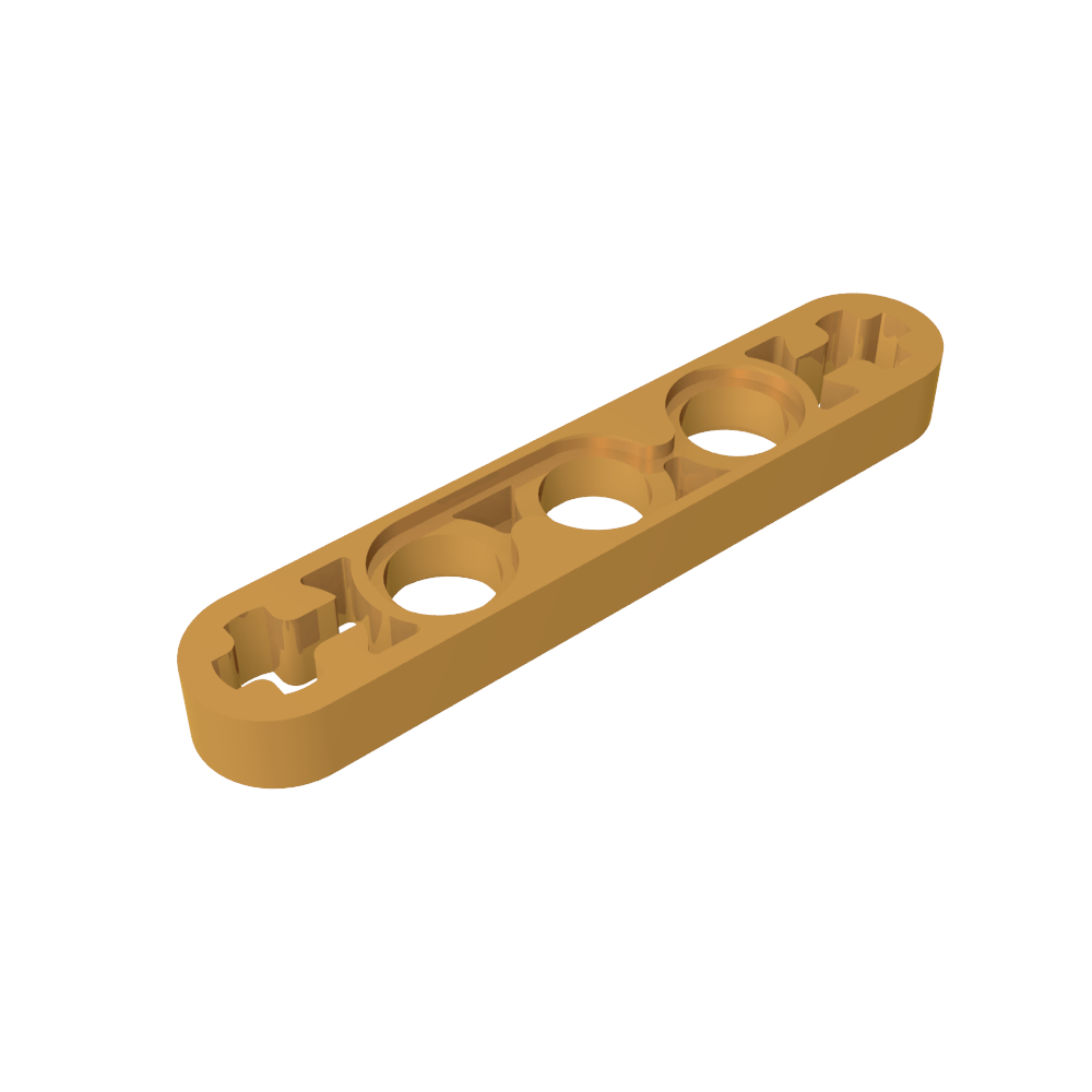 Technic Balken 1 x 5 dünn mit Achslöchern an den Enden-MyGobricks