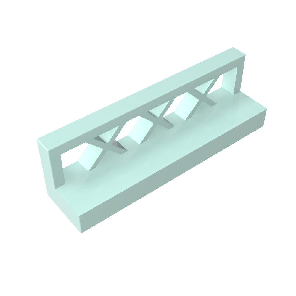 Zaun 1 x 4 x 1-MyGobricks