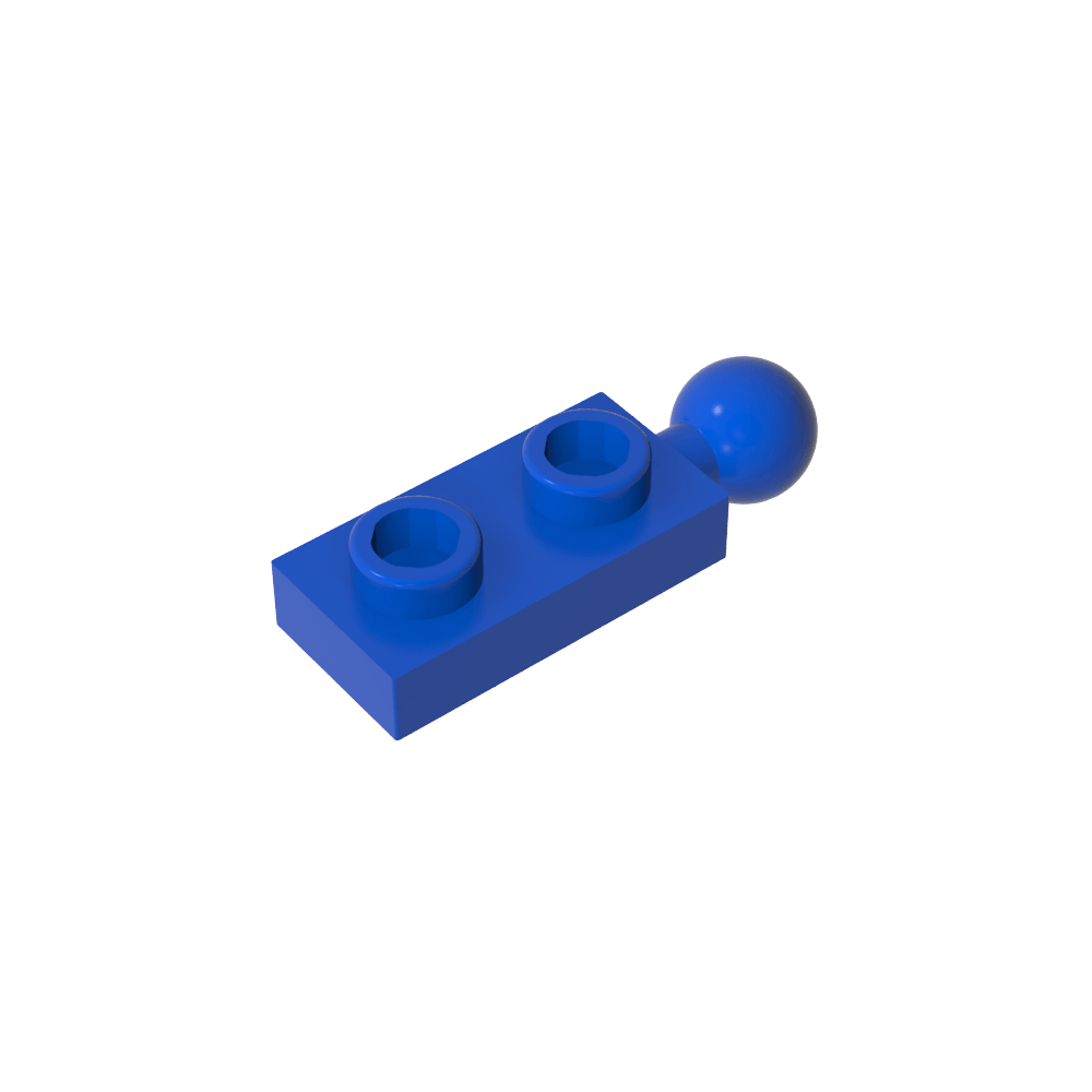 Platte Spezial 1 x 2 mit End-Towball-MyGobricks