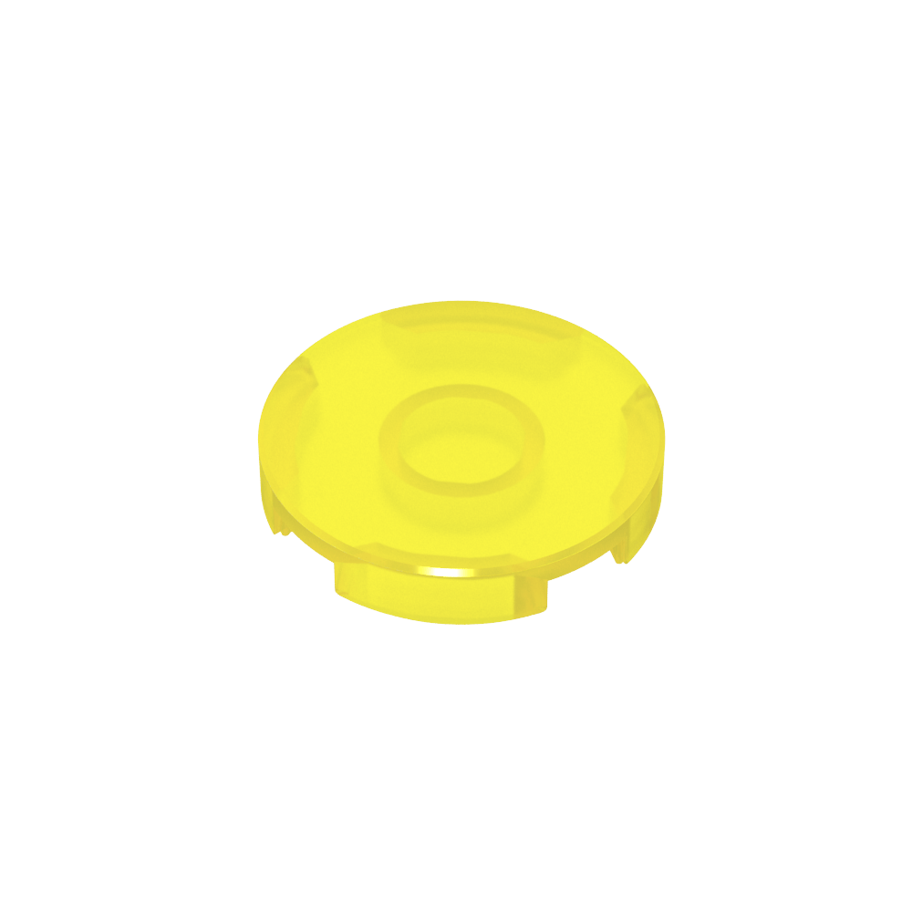 Runde Fliese 2 x 2 mit Bolzenhalter unten - MyGobricks