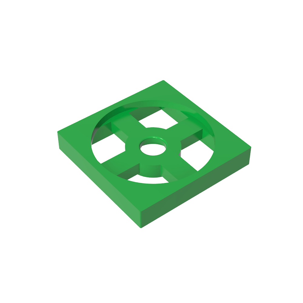 Drehteller 2 x 2 Platte, Sockel-MyGobricks