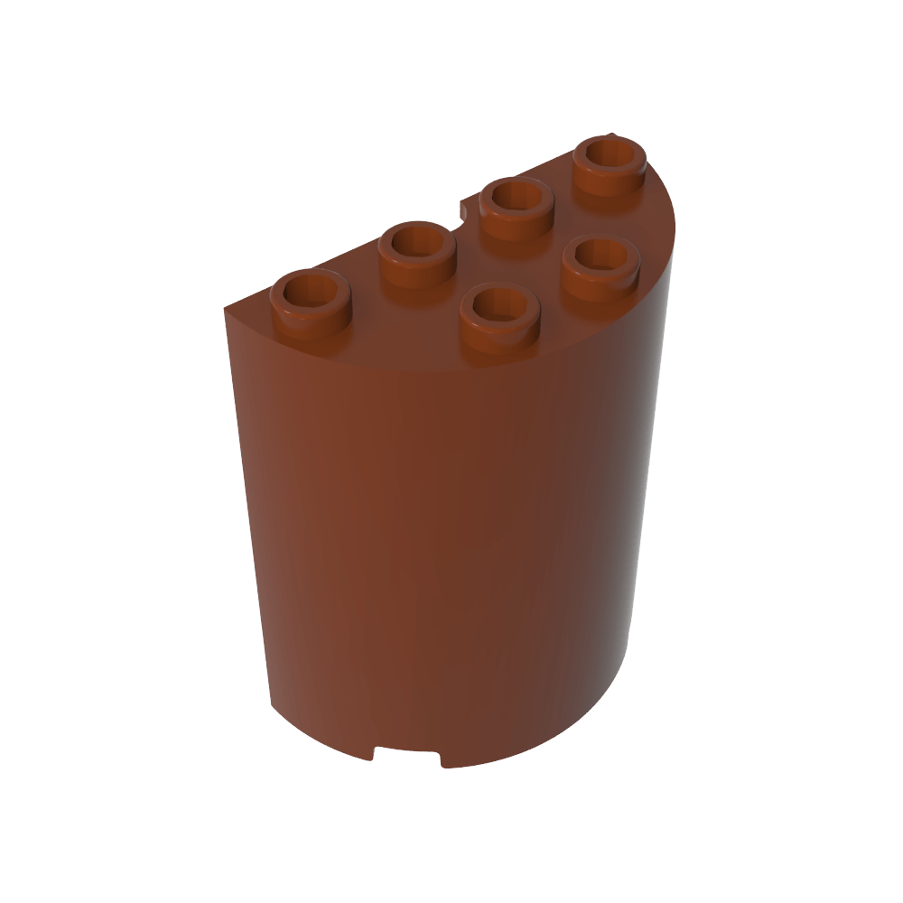 Zylinderhälfte 2 x 4 x 4-MyGobricks