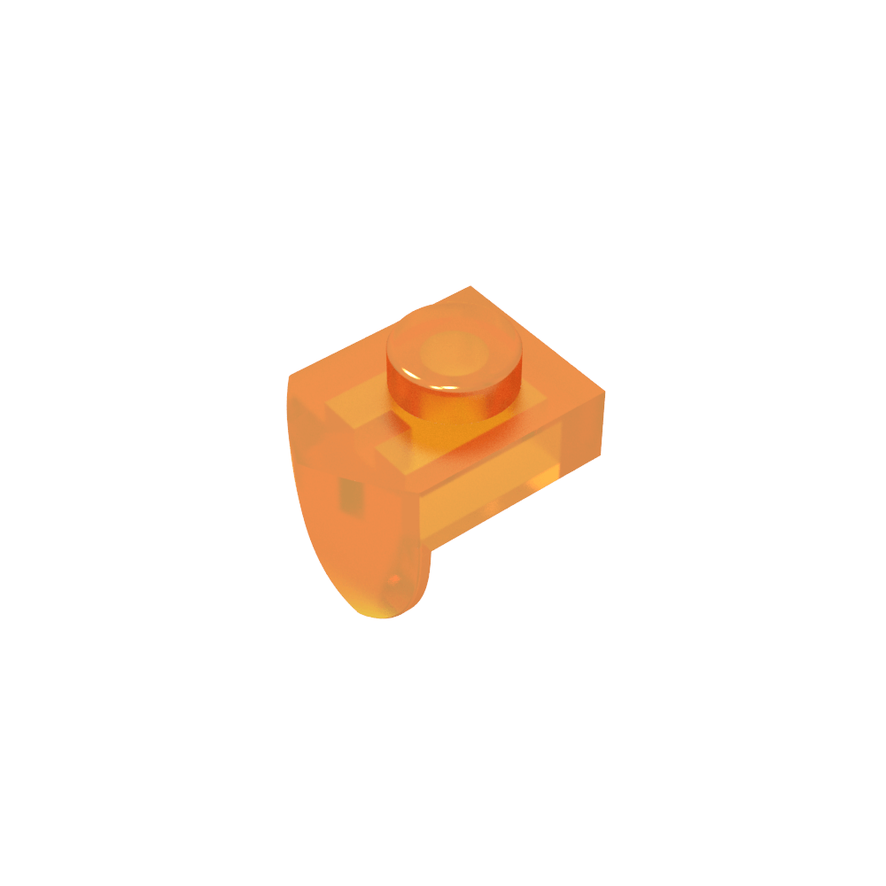 Platte Spezial 1 x 1 mit vertikalem Zahn-MyGobricks