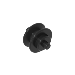 Radmitte klein mit Achsschenkeln (Riemenscheibe) - MyGobricks