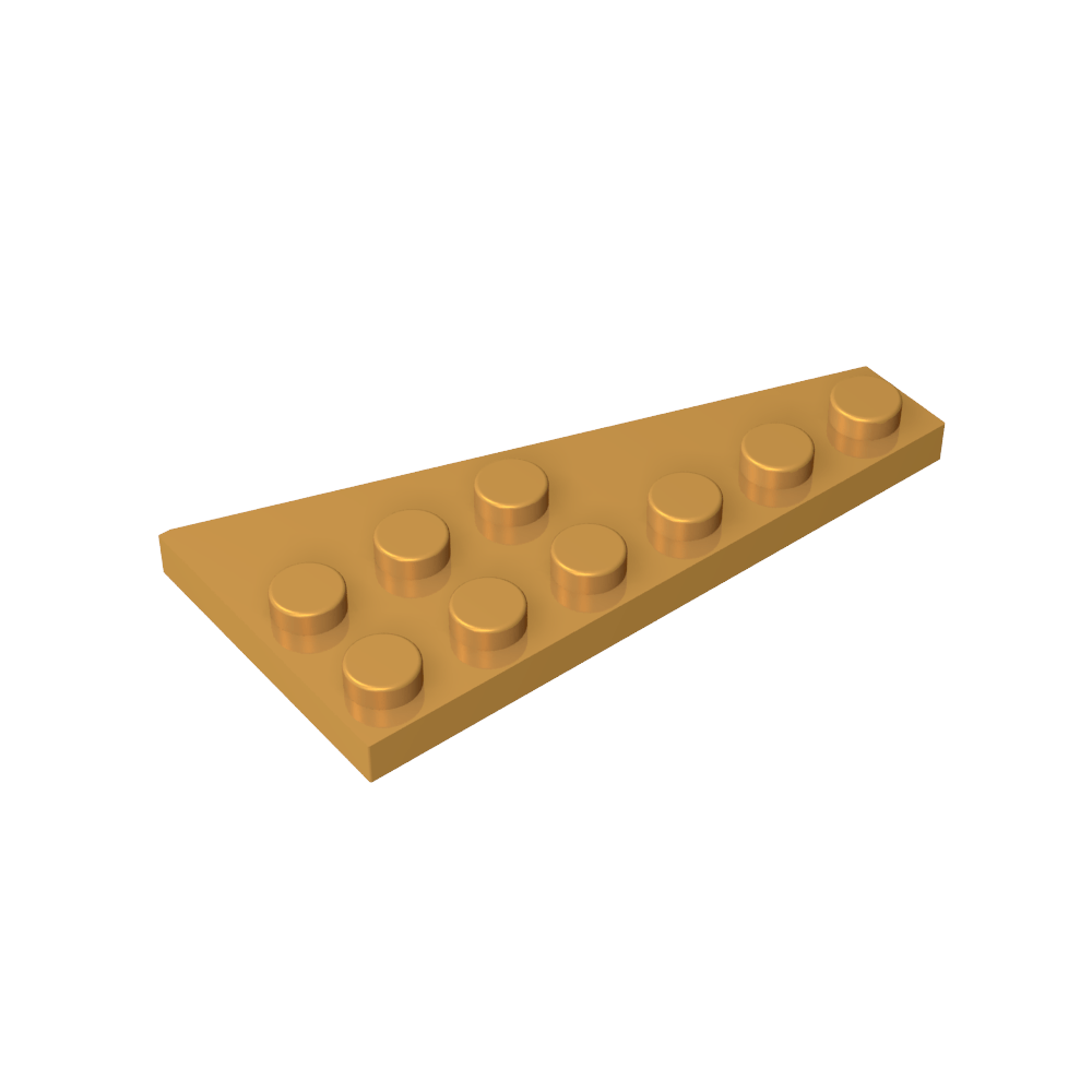 Keilplatte 6 x 3 Links-MyGobricks