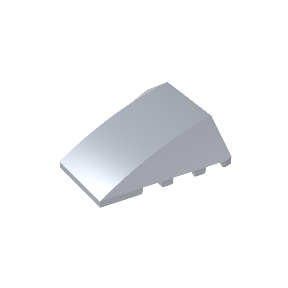 Keil gebogen 4 x 4 ohne obere Noppen - MyGobricks