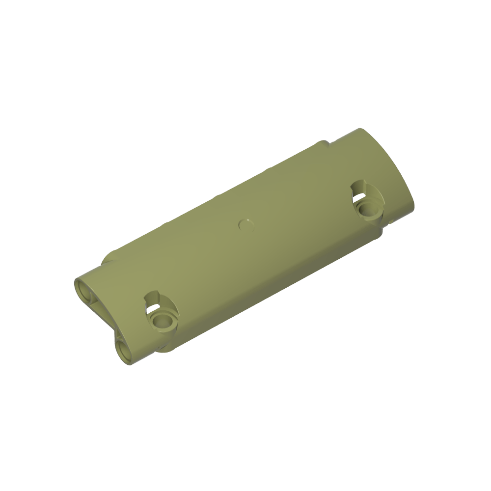 Technic Panel gebogen 11 x 3 mit 2 Stiftlöchern durch die Paneloberfläche - MyGobricks