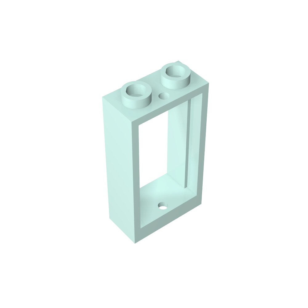 Fenster 1 x 2 x 3 Flache Vorderseite-MyGobricks