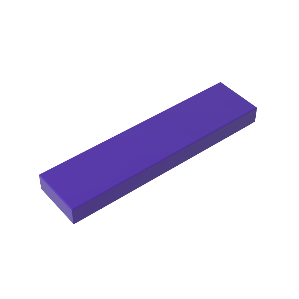 Fliese 1 x 4 mit Nut - MyGobricks