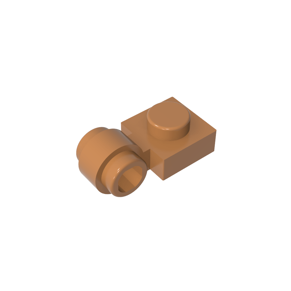 Platte Spezial 1 x 1 mit Clip Light [Dicker Ring]-MyGobricks