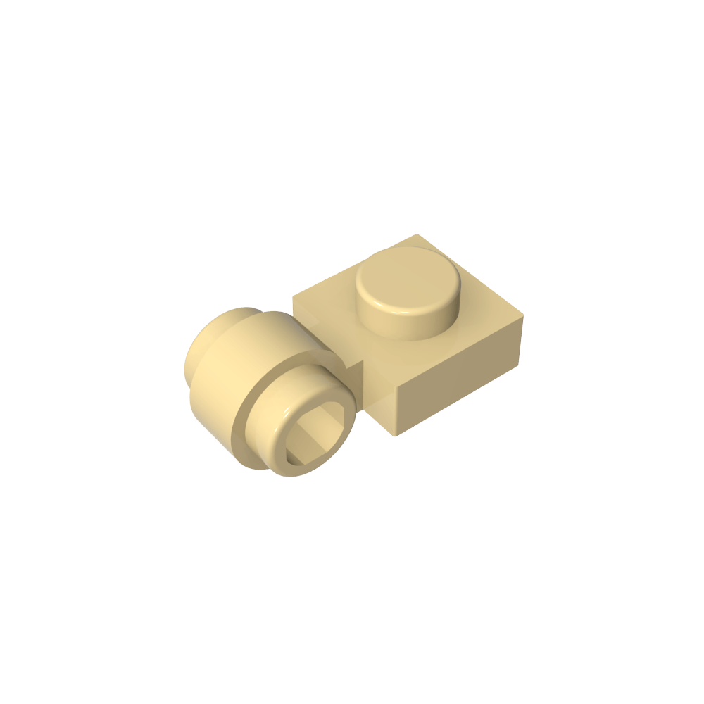 Platte Spezial 1 x 1 mit Clip Light [Dicker Ring]-MyGobricks