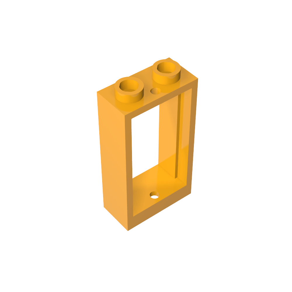 Fenster 1 x 2 x 3 Flache Vorderseite-MyGobricks