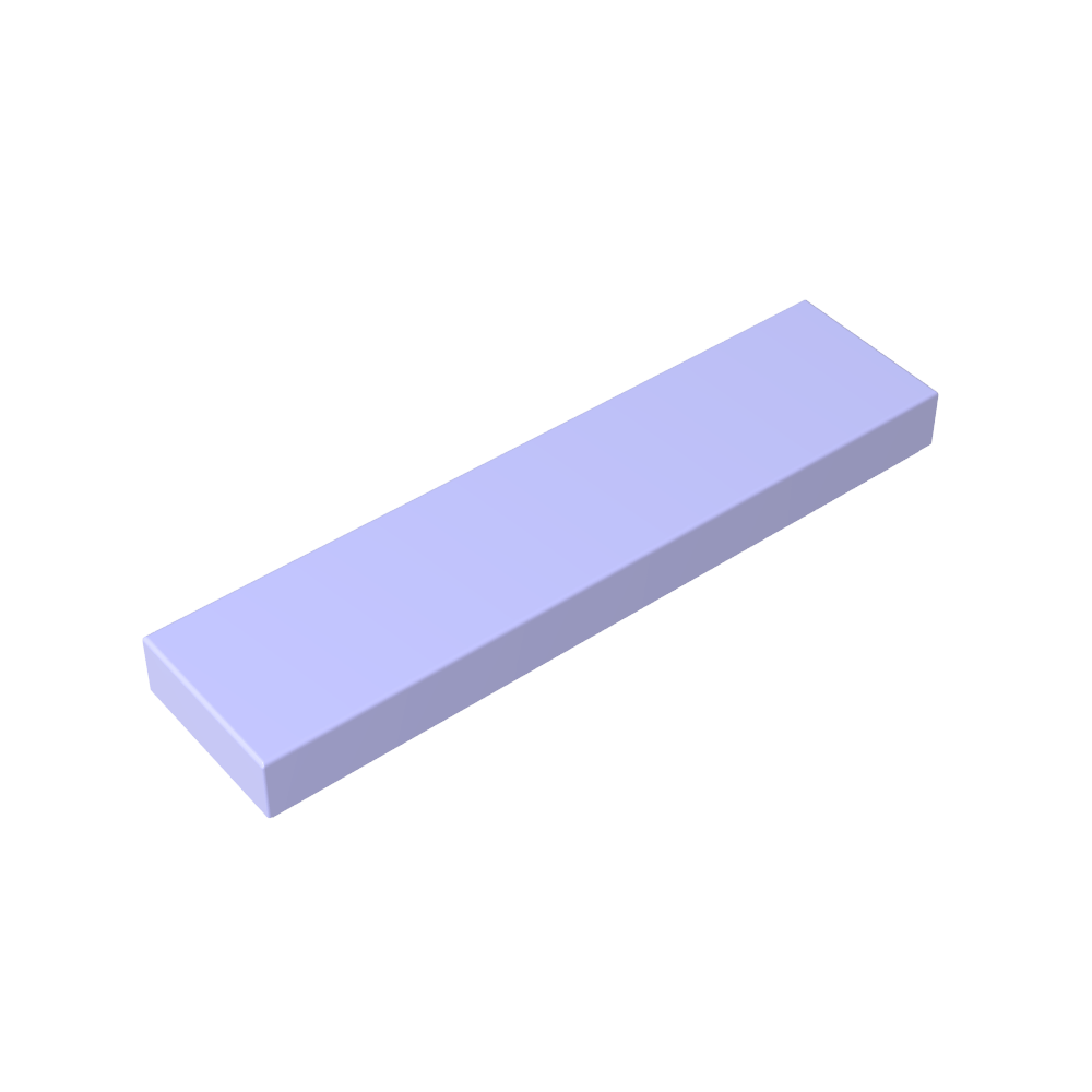 Fliese 1 x 4 mit Nut - MyGobricks