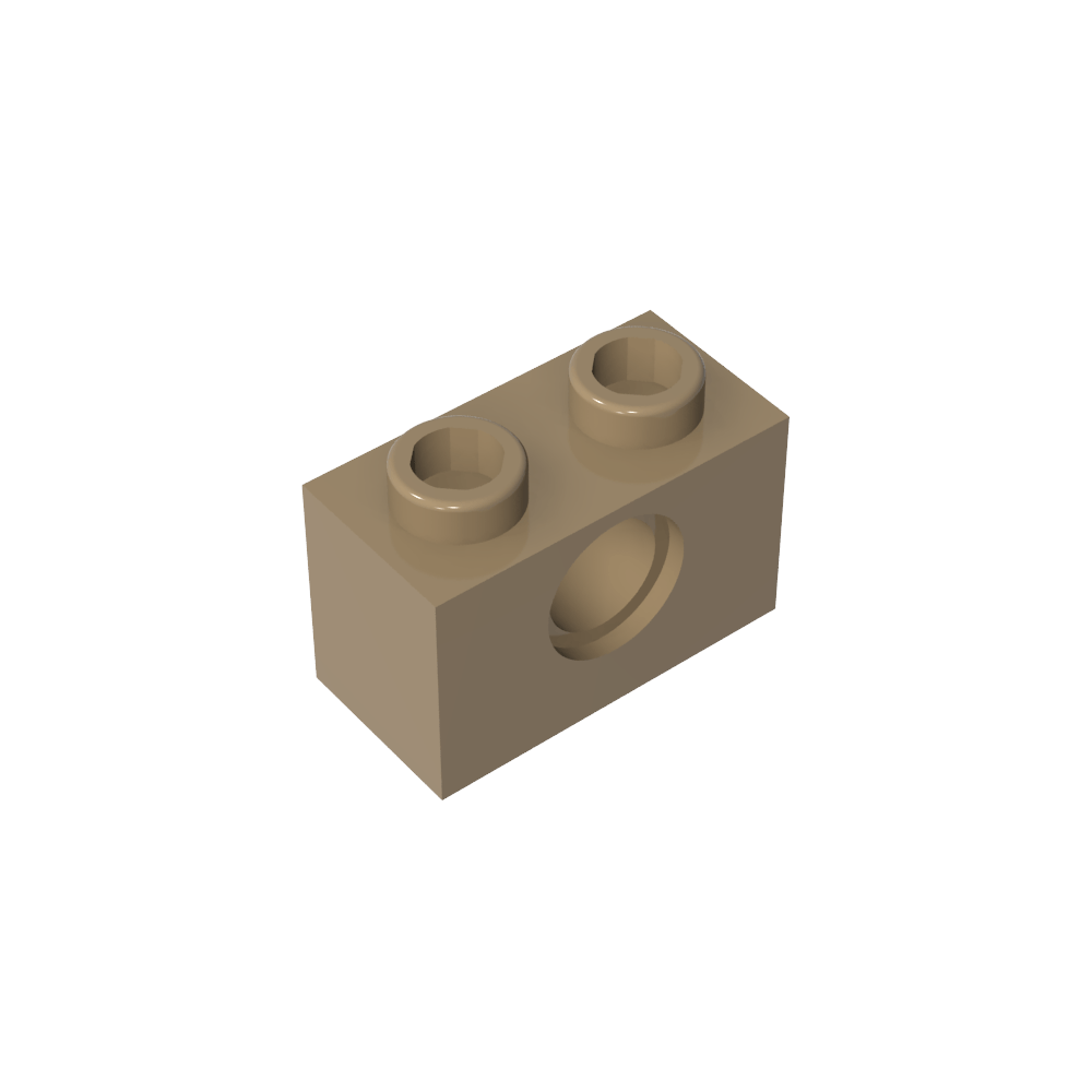 Technic Stein 1 x 2 [1 Loch]-MyGobricks