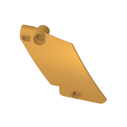 Technic Panel Gebogen 5 x 7 Parallelogramm Links-MyGobricks