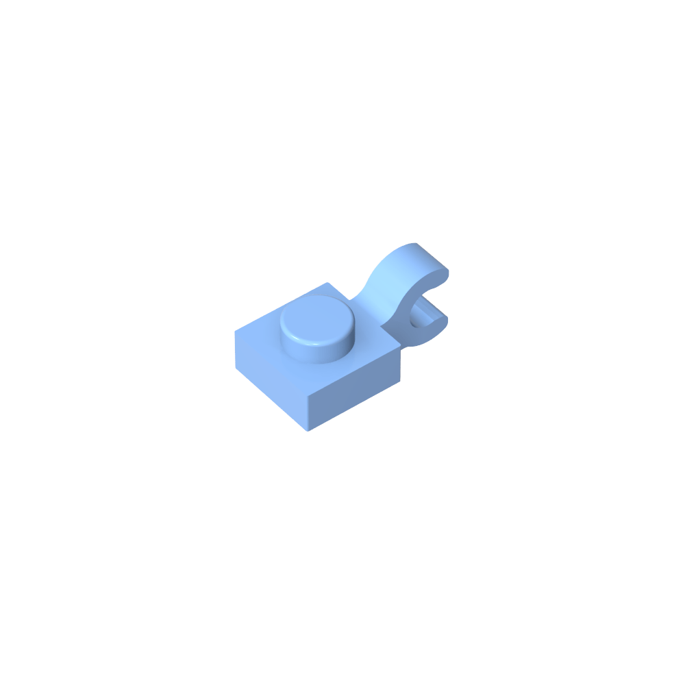 Platte Spezial 1 x 1 mit Clip Horizontal [Dicker U-Clip]-MyGobricks