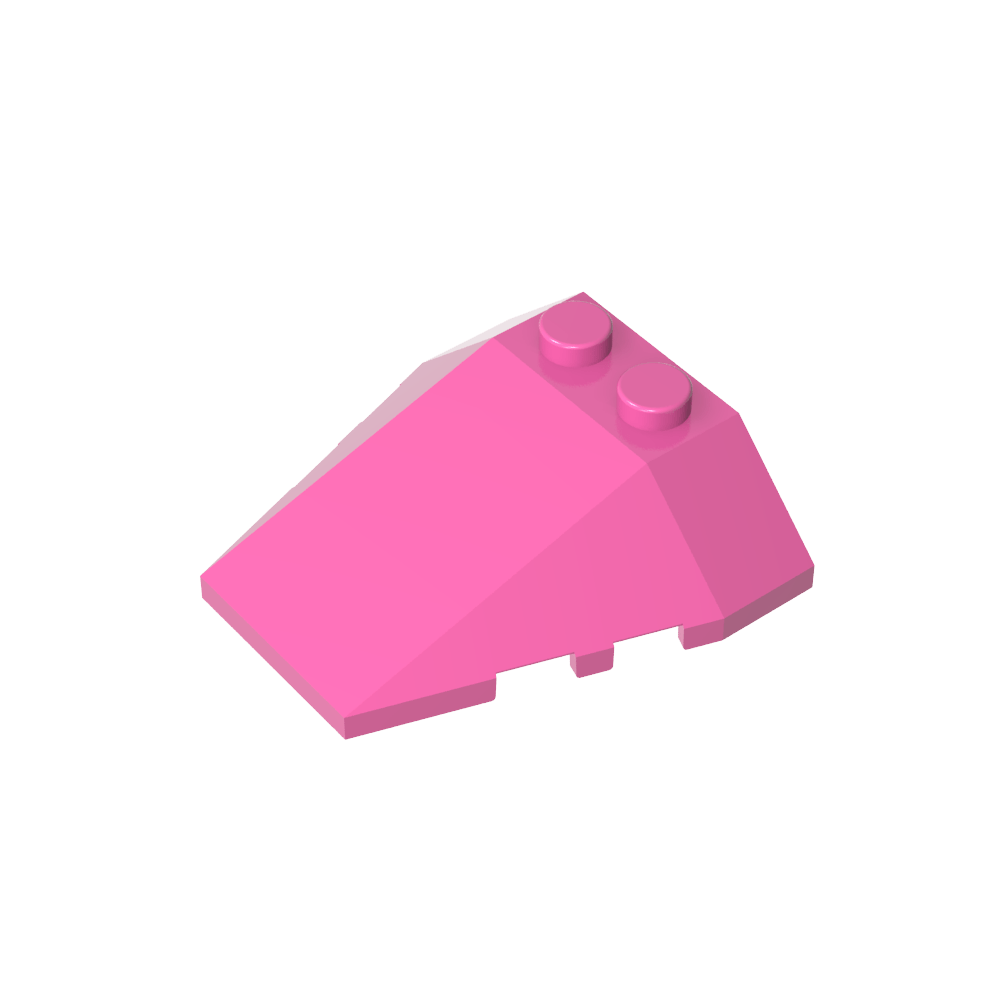 Schrägkeil 4 x 4, dreifach, ohne Bolzenkerben – MyGobricks