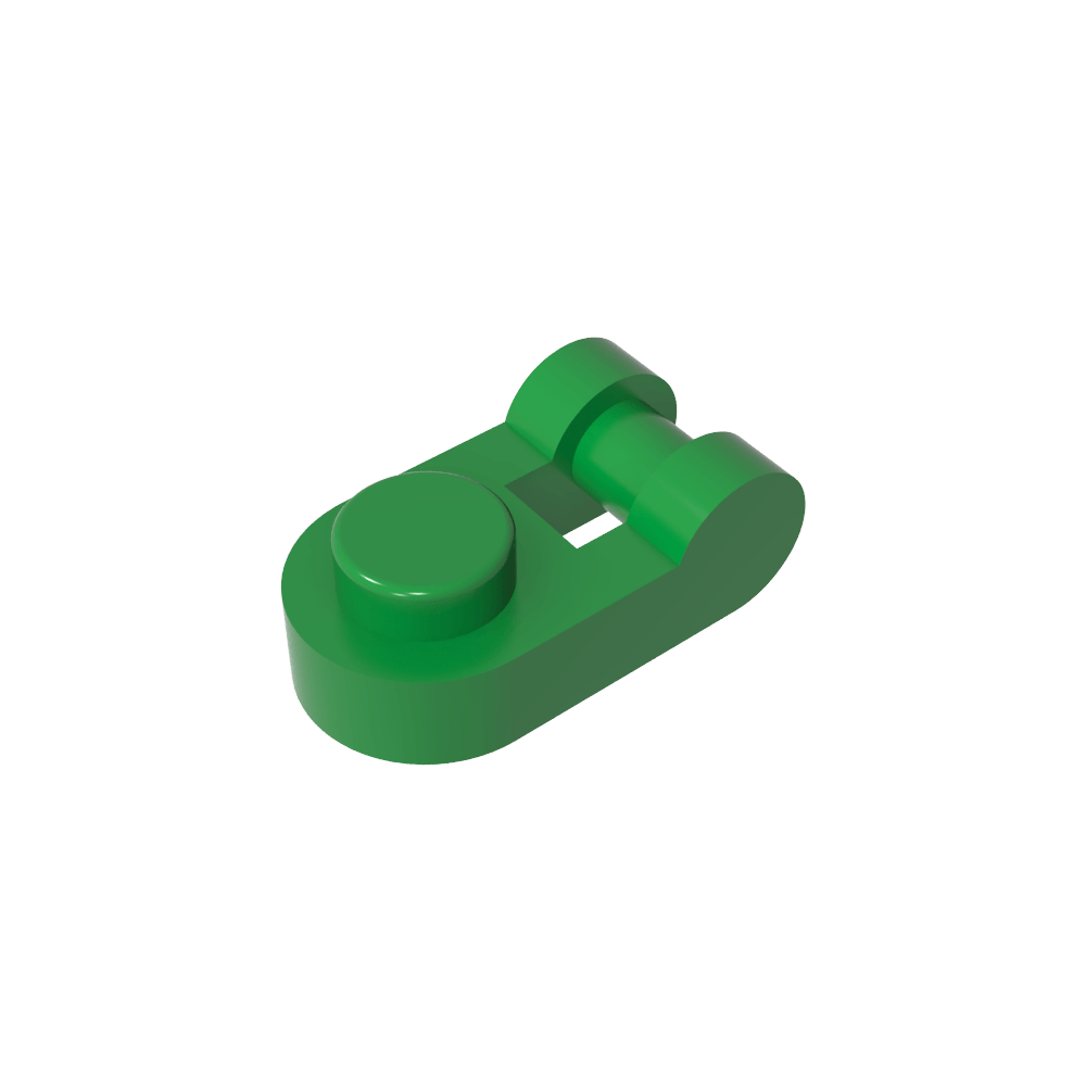 Platte Spezial 1 x 1 abgerundet mit Griff-MyGobricks