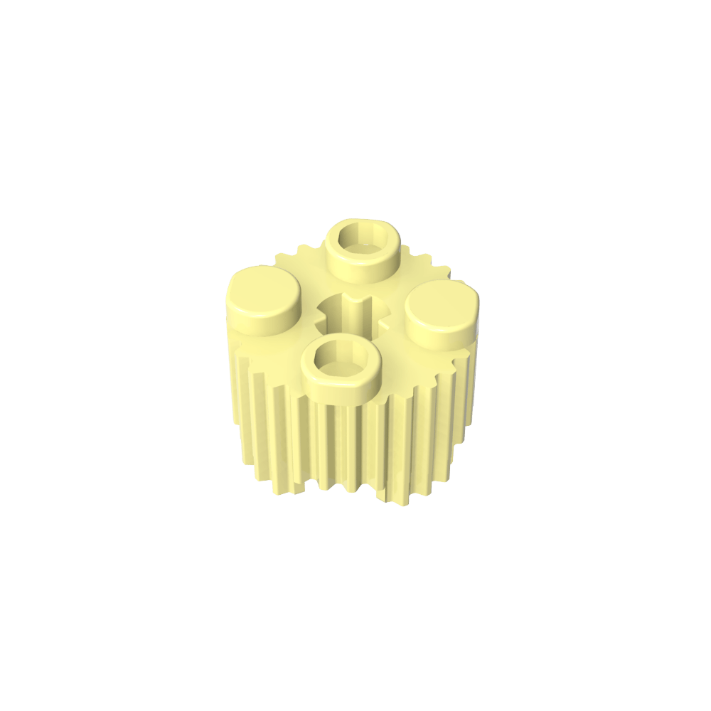 Rundstein 2 x 2 [Grill]-MyGobricks