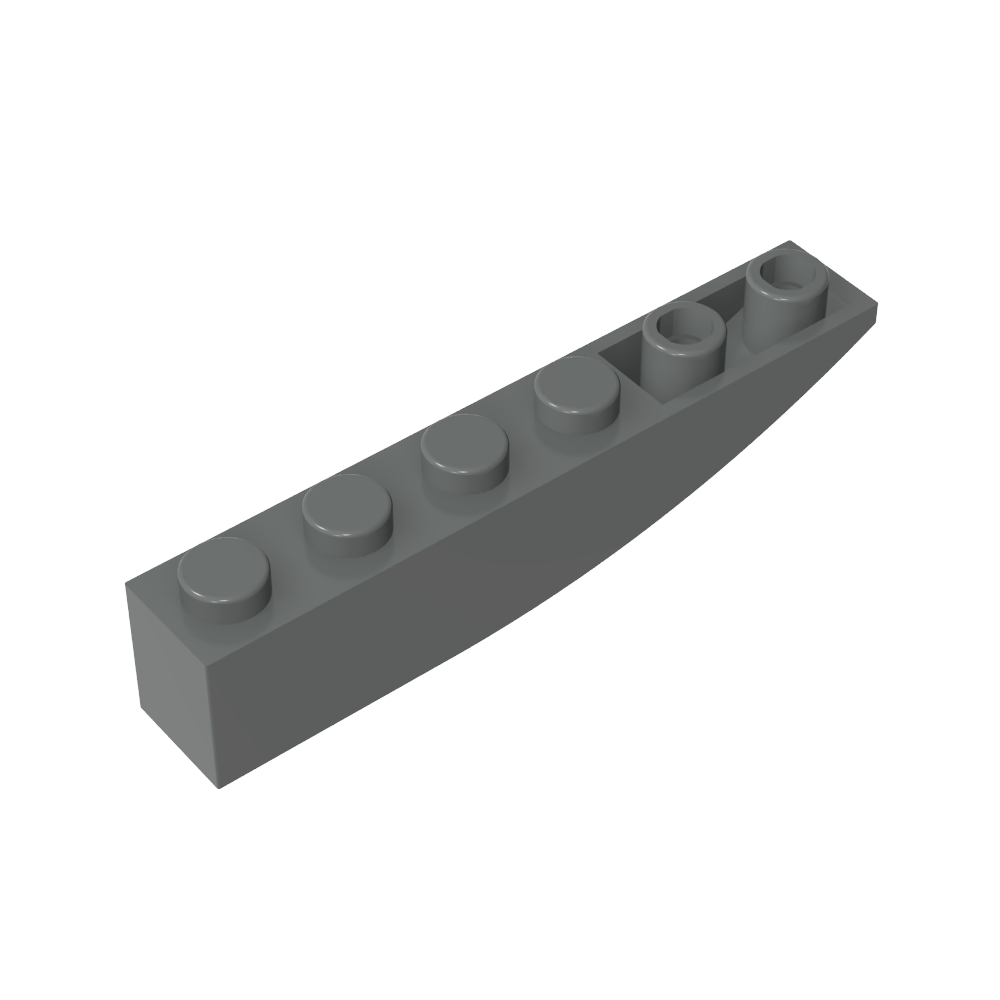 Stein gebogen 6 x 1 invertiert - MyGobricks