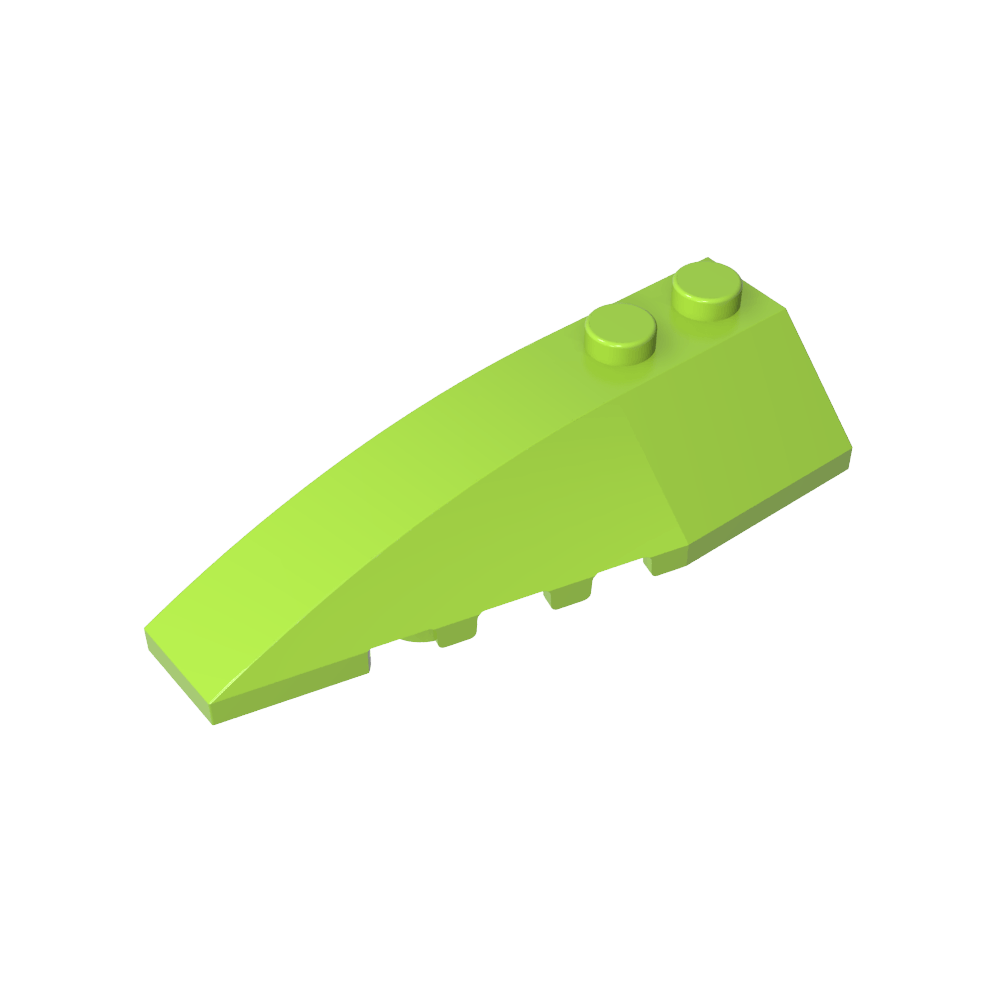 Keil gebogen 6 x 2 links-MyGobricks