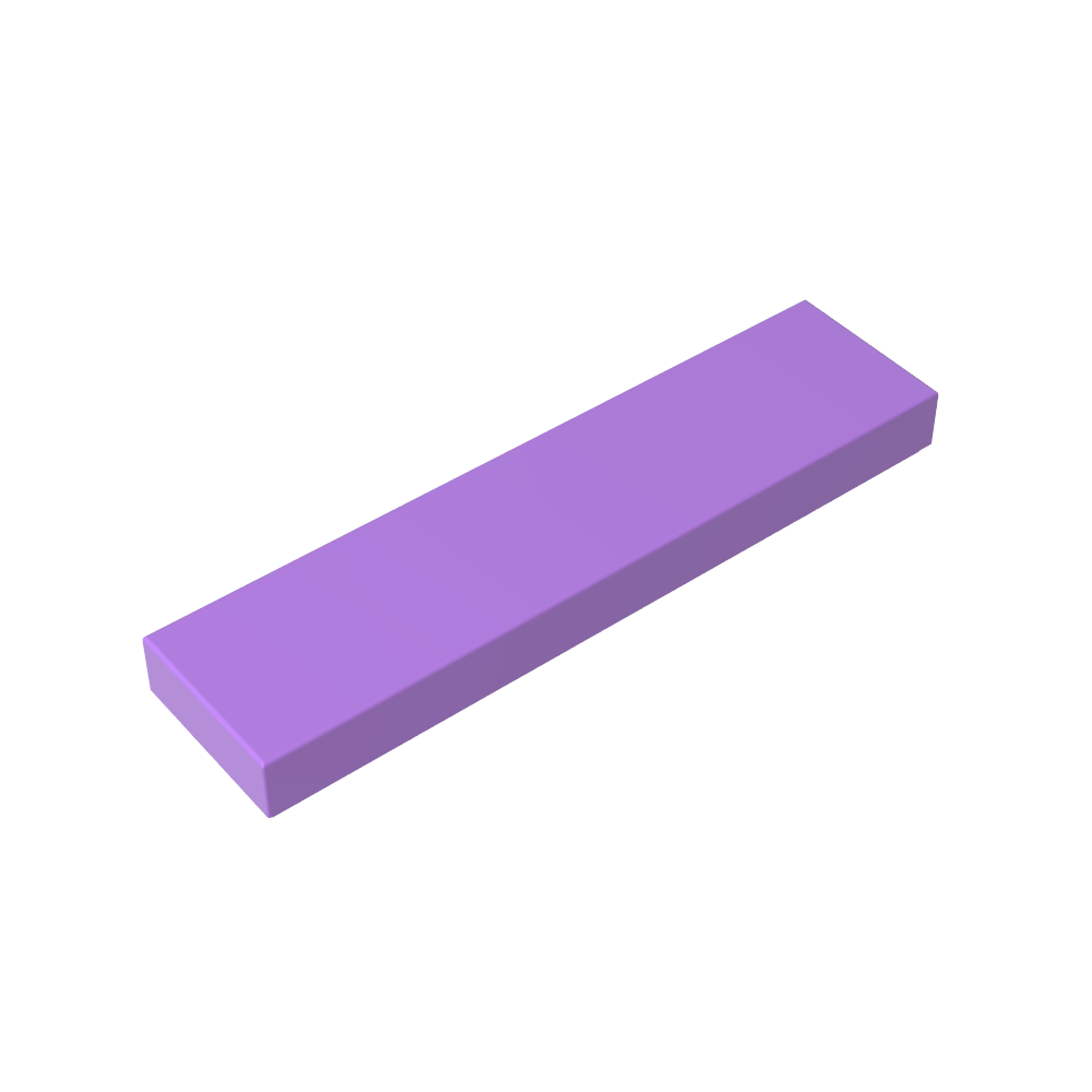 Fliese 1 x 4 mit Nut - MyGobricks