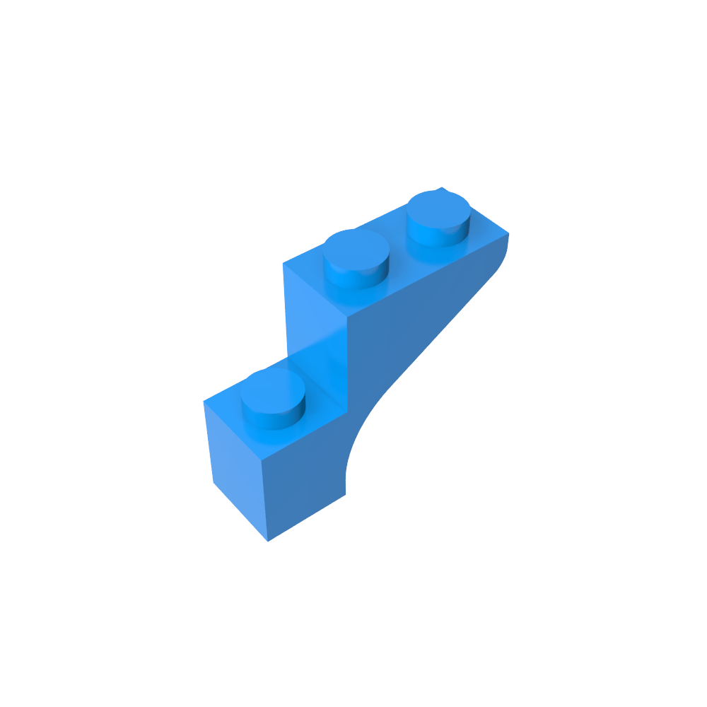 Ziegelbogen 1 x 3 x 2-MyGobricks