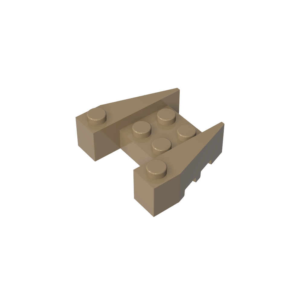 Keil 3 x 4 [Stud Kerben]-MyGobricks
