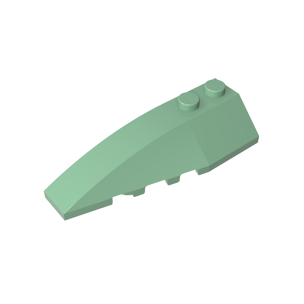 Keil gebogen 6 x 2 links-MyGobricks