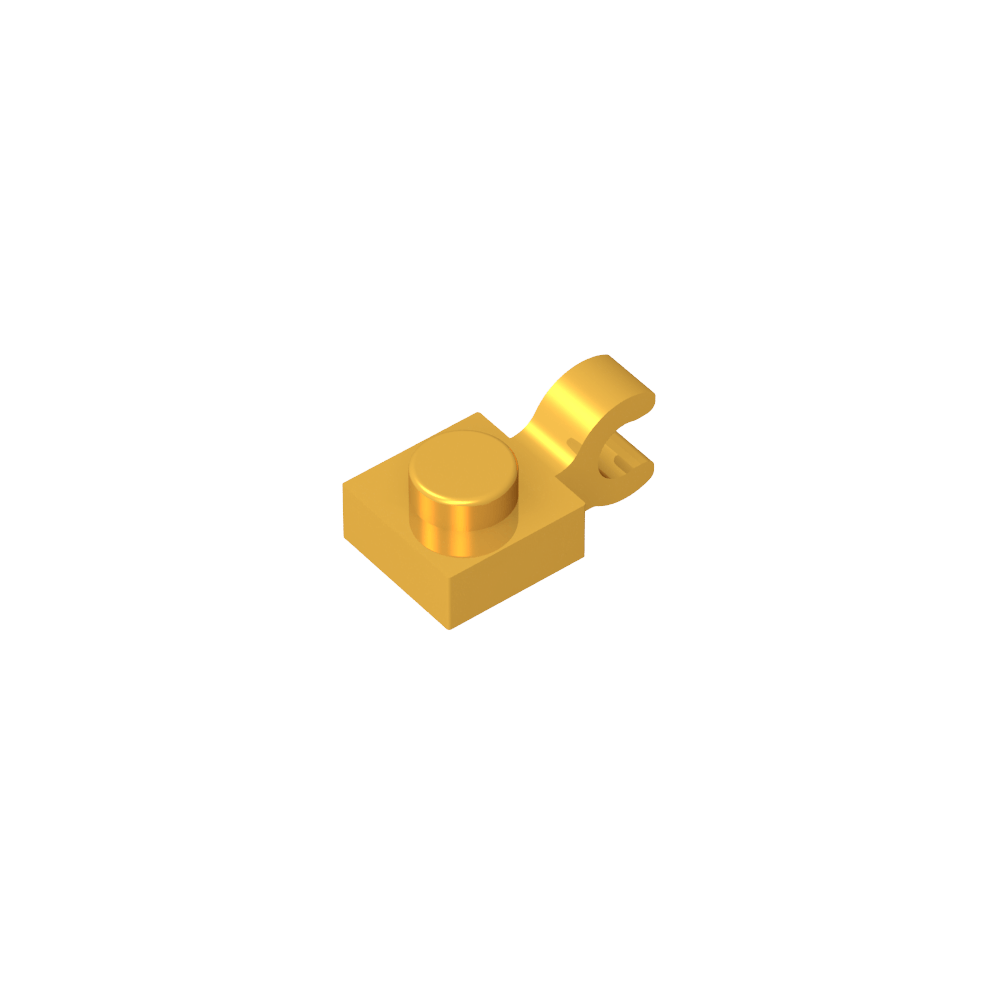 Platte Spezial 1 x 1 mit Clip Horizontal [Dicker U-Clip]-MyGobricks