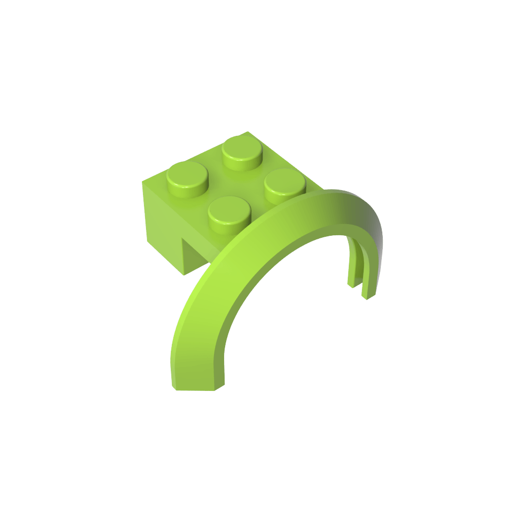 Radlauf, Kotflügel 4 x 2 1/2 x 2-MyGobricks