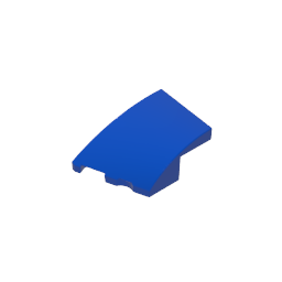 3x2 Keilförmiger gebogener Stein (links)